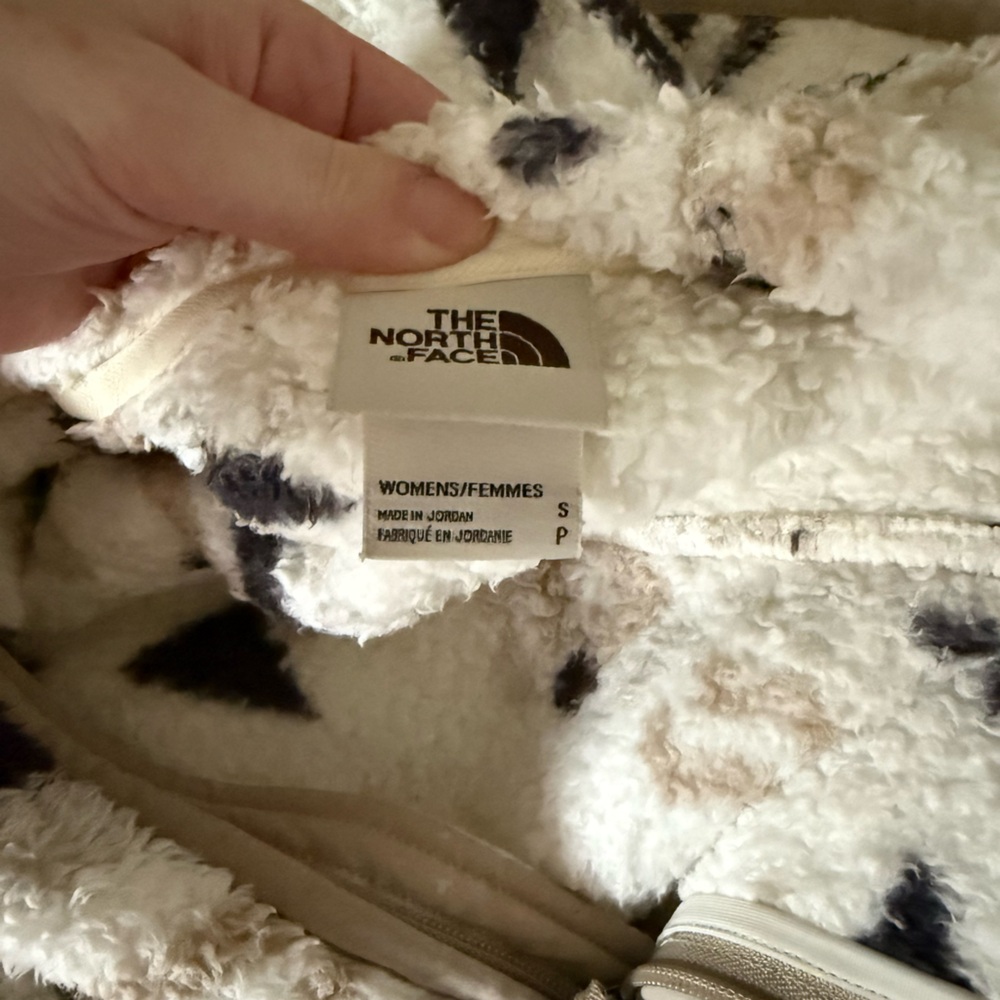 North Face Aztec Print Quarter Zip - Picture 2 of 2